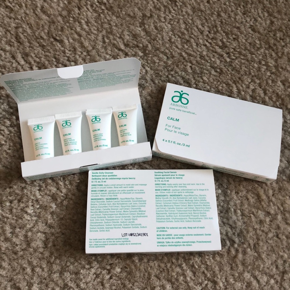 Arbonne Calm 3 Sample Pack